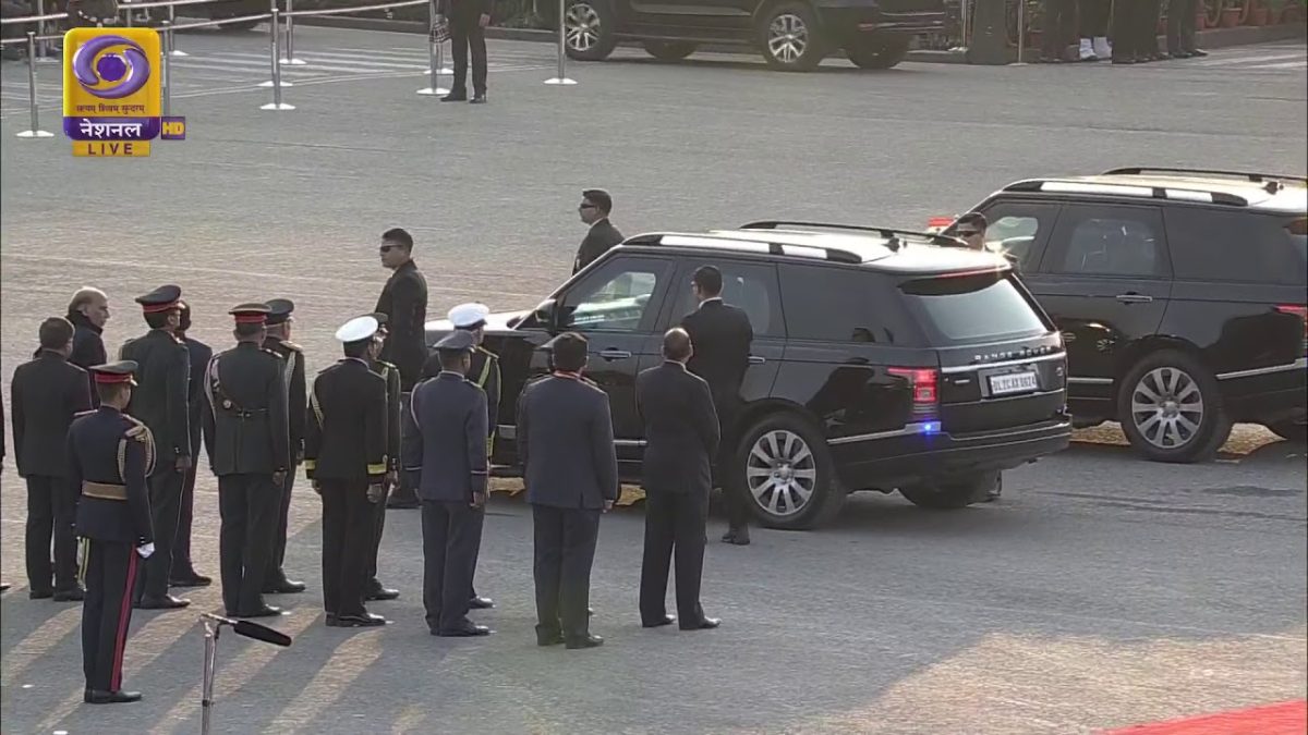 Prime Minister Reaches at Vijay Chowk for Beating the Retreat Ceremony 2020